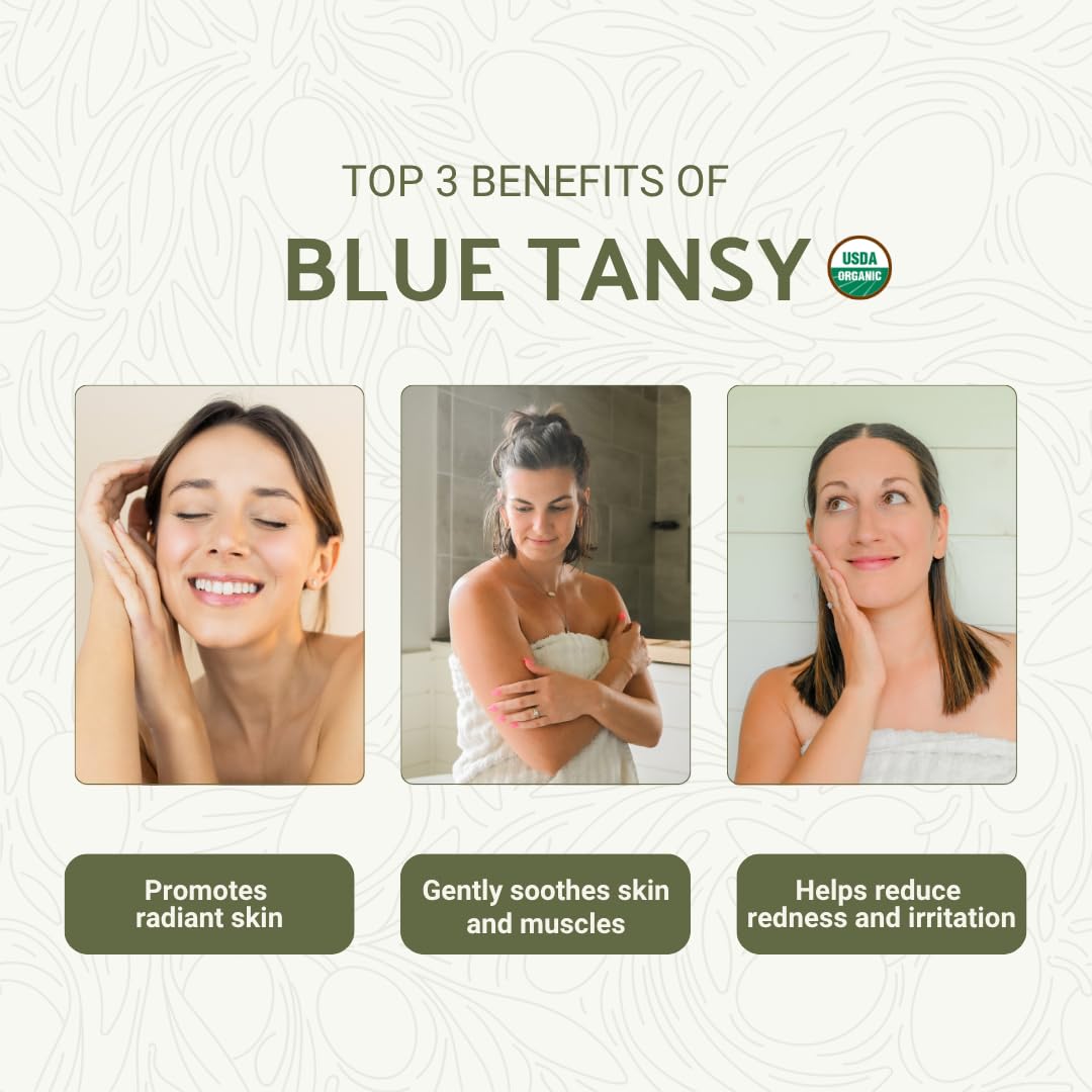 Nature Packaged Blue Tansy oil used in candle making for soothing scents.