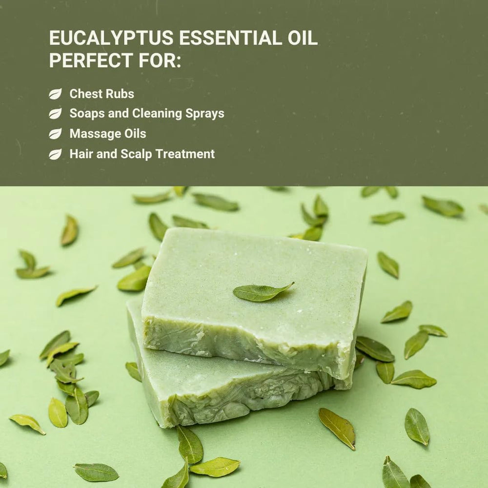 Nature Packaged Eucalyptus Oil 15ml compact bottle, ideal for travel and on-the-go use.