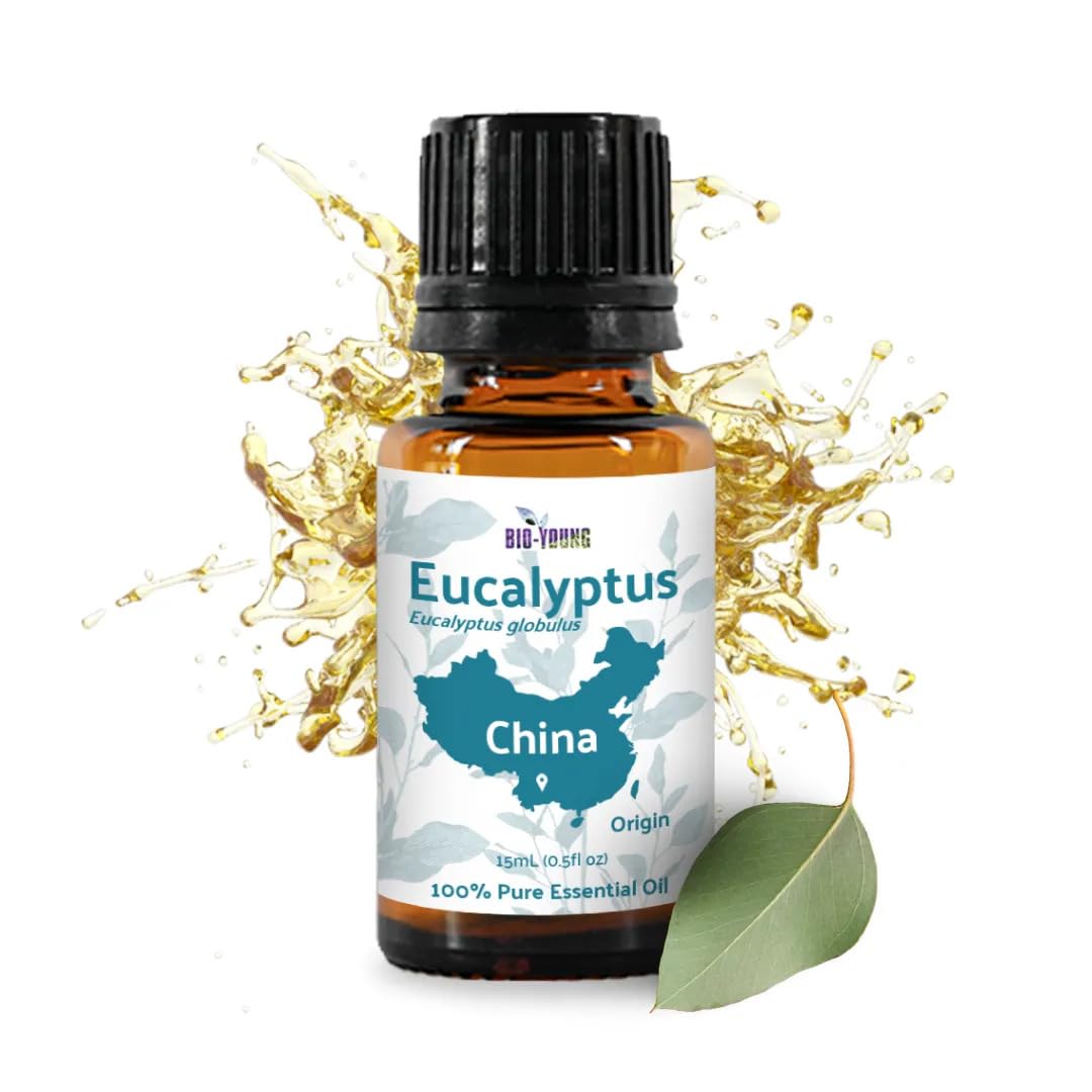 Nature Packaged Eucalyptus Oil bottle for diffuser use, delivering a refreshing aroma.