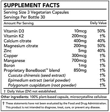 Nature Restore BoneBoost gluten-free banner emphasizes a clean, allergy-friendly formula.
