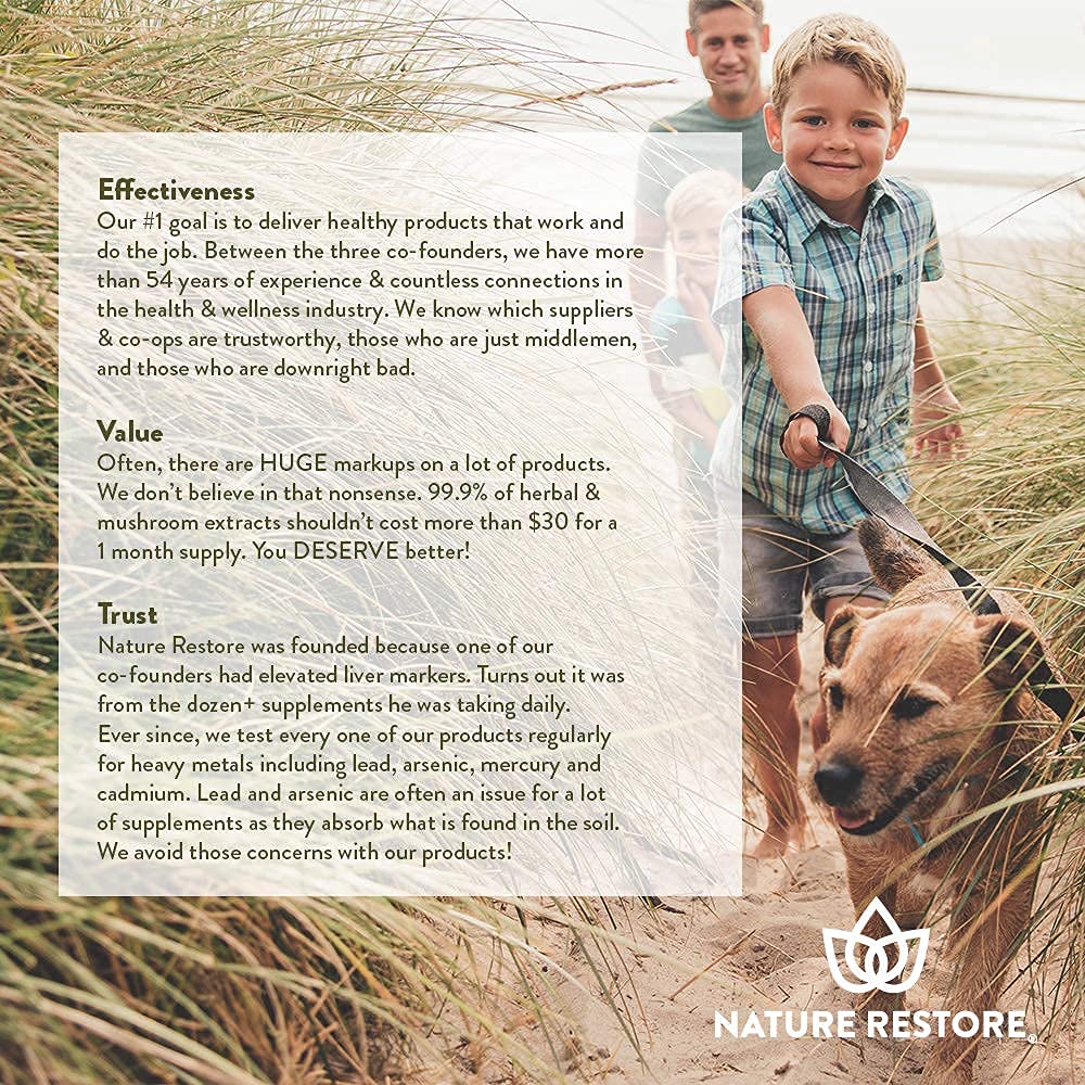 Nature Restore BoneBoost made-in-USA stamp on packaging signals local production.