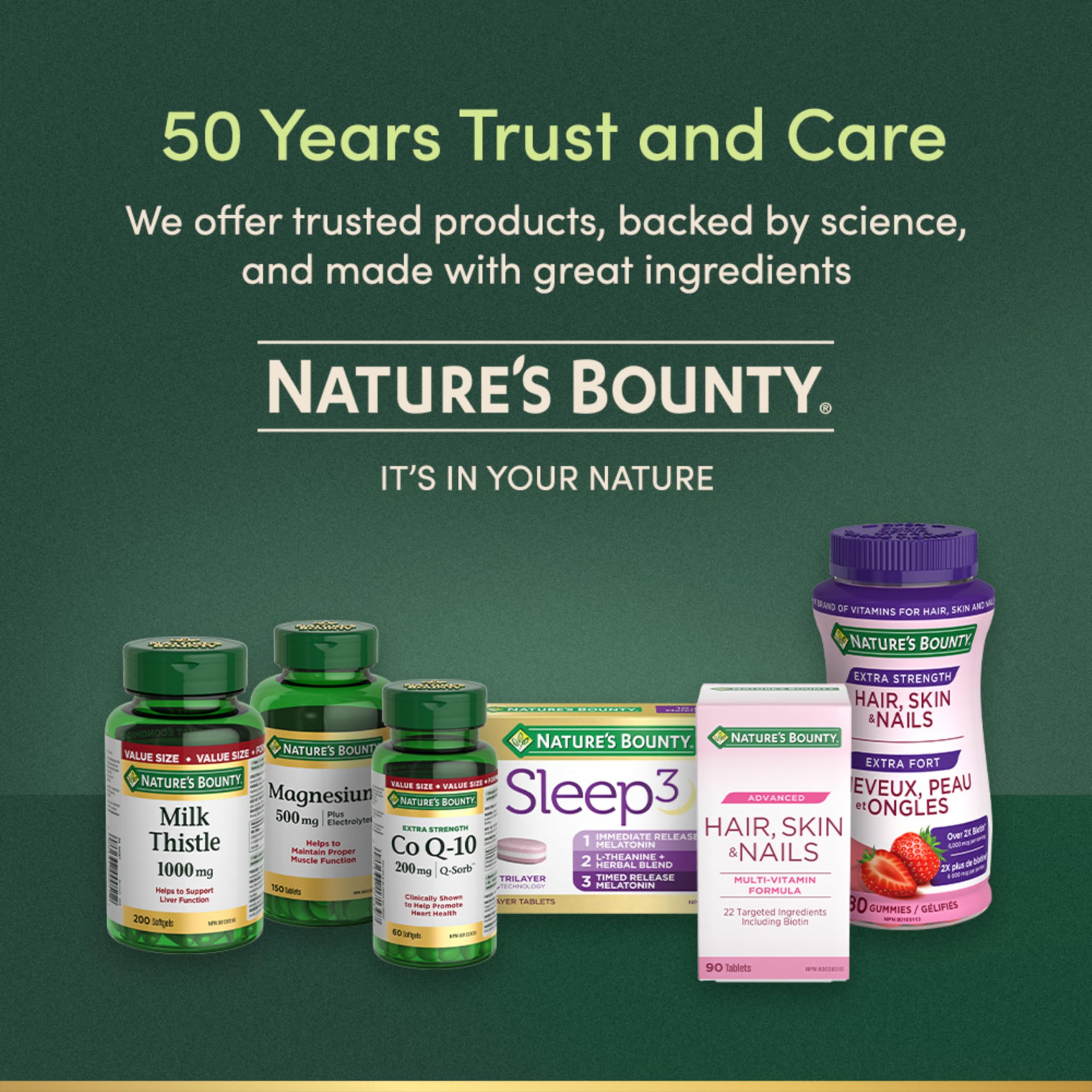 Nature's Bounty gluten-free calcium with D3 suitable for gluten-free diets