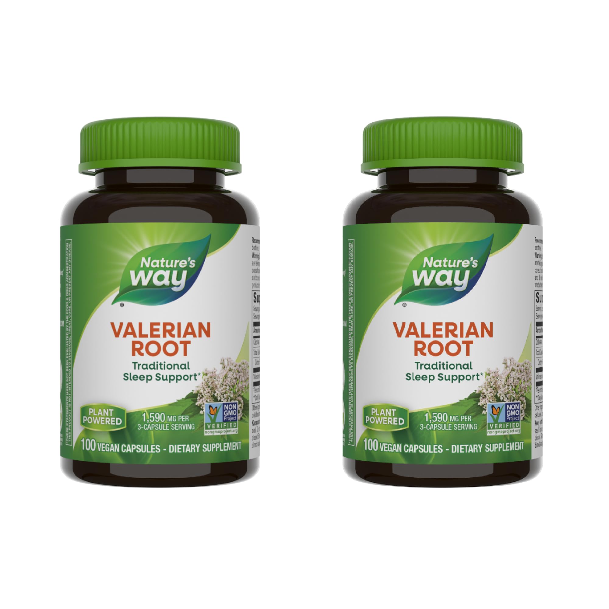 Nature's Way Valerian Root bottle for relaxing evenings and sleep support.