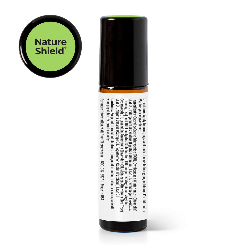 Nature Shield application on arm demonstrates quick protection for outdoor activities.