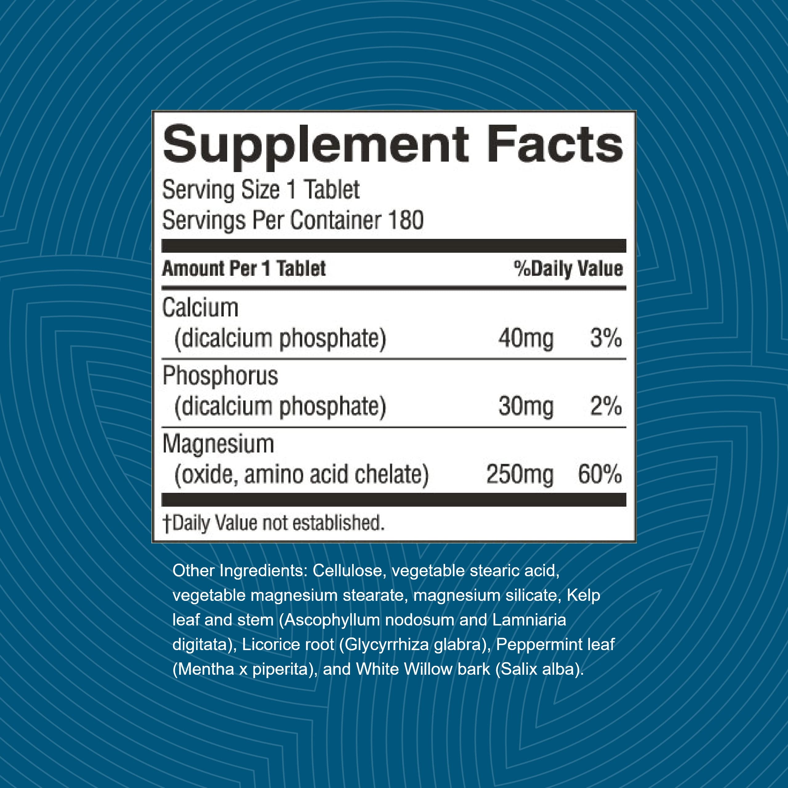 Nature's Sunshine Magnesium packaging on shelf, signaling trusted natural ingredients