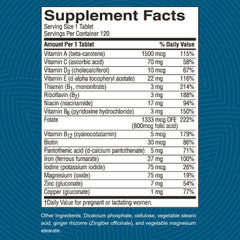 Nature's Sunshine Prenatal capsules emphasizing antioxidant-rich formula for fetal health.