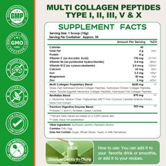 Nature Target collagen powder dissolving in water shows quick absorption and convenience.