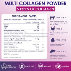 Scoop of Nature Target collagen providing 10 grams for daily intake