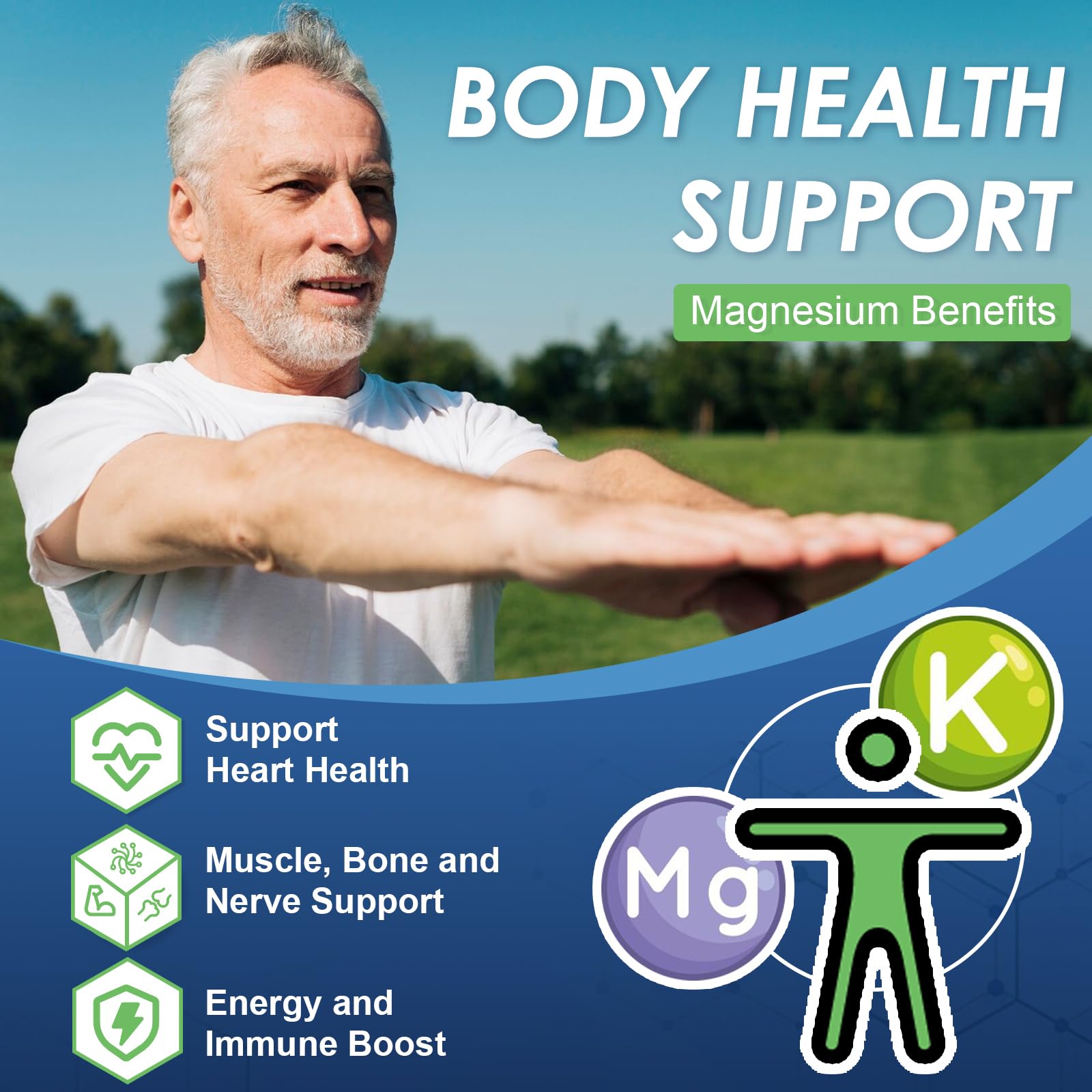 Nature Target magnesium glycinate capsules—easy to swallow and gentle on the stomach.