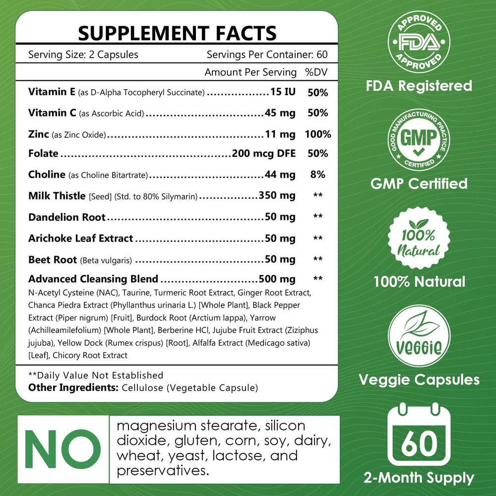 NATURE TARGET Milk Thistle capsules close-up highlighting vegan capsules for daily use.