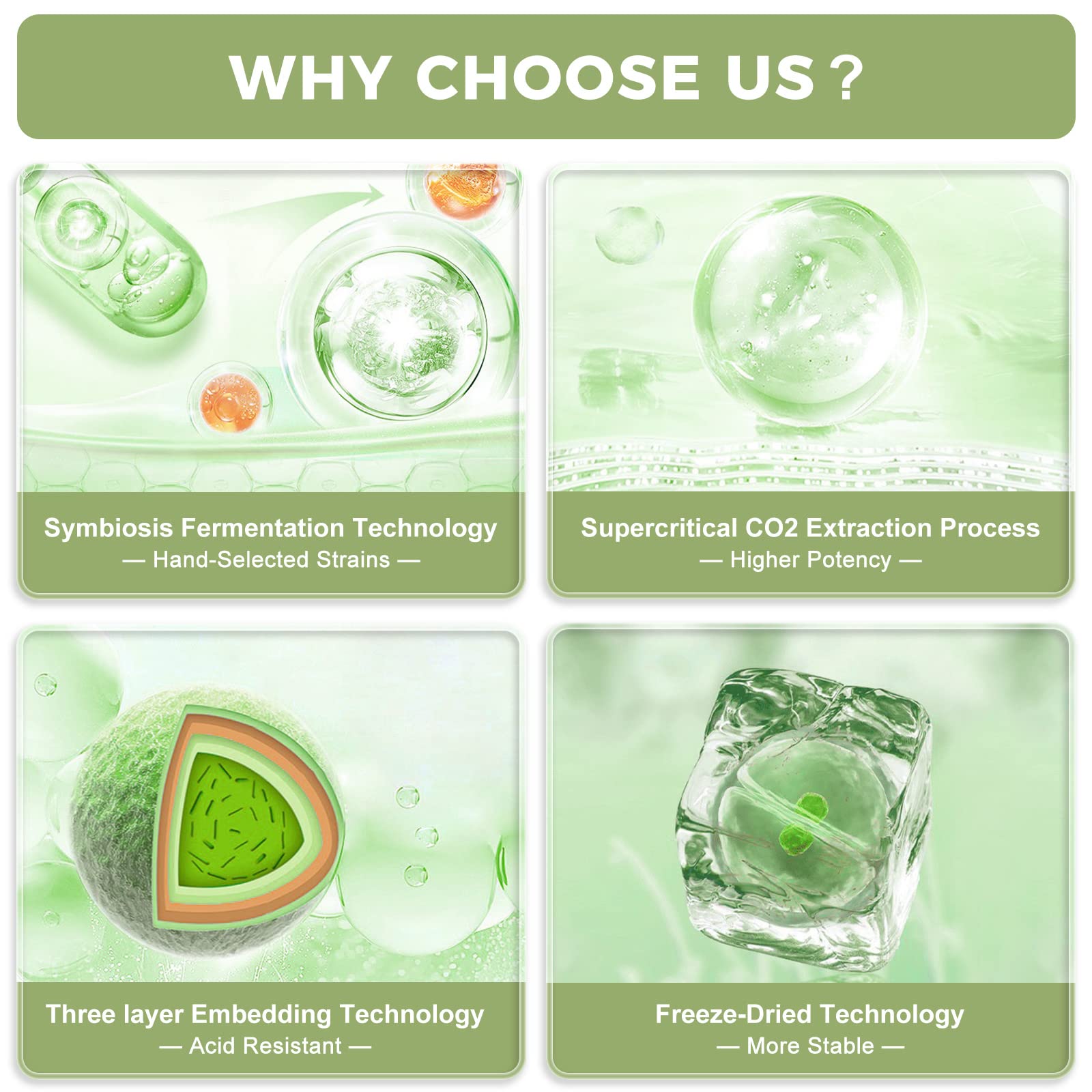 Nature Target Probiotics delay-release technology illustration
