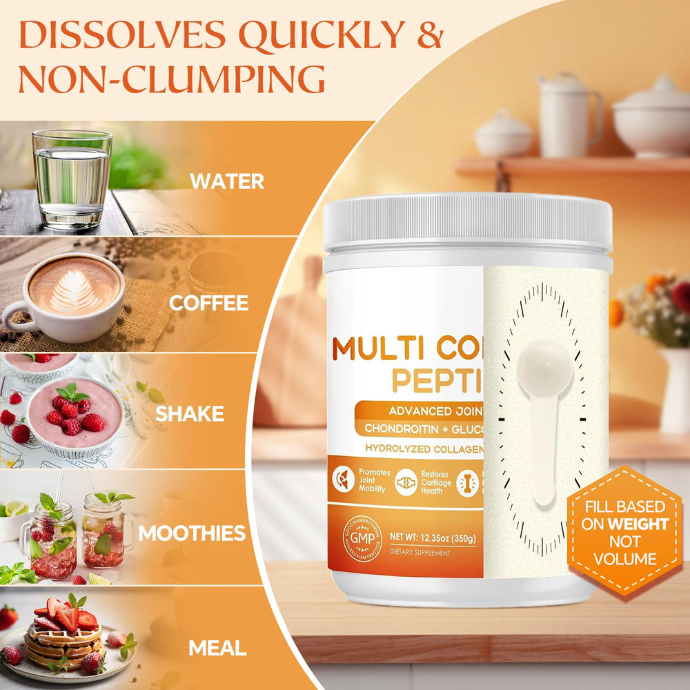 Smoothie with collagen powder for a nutritious daily boost