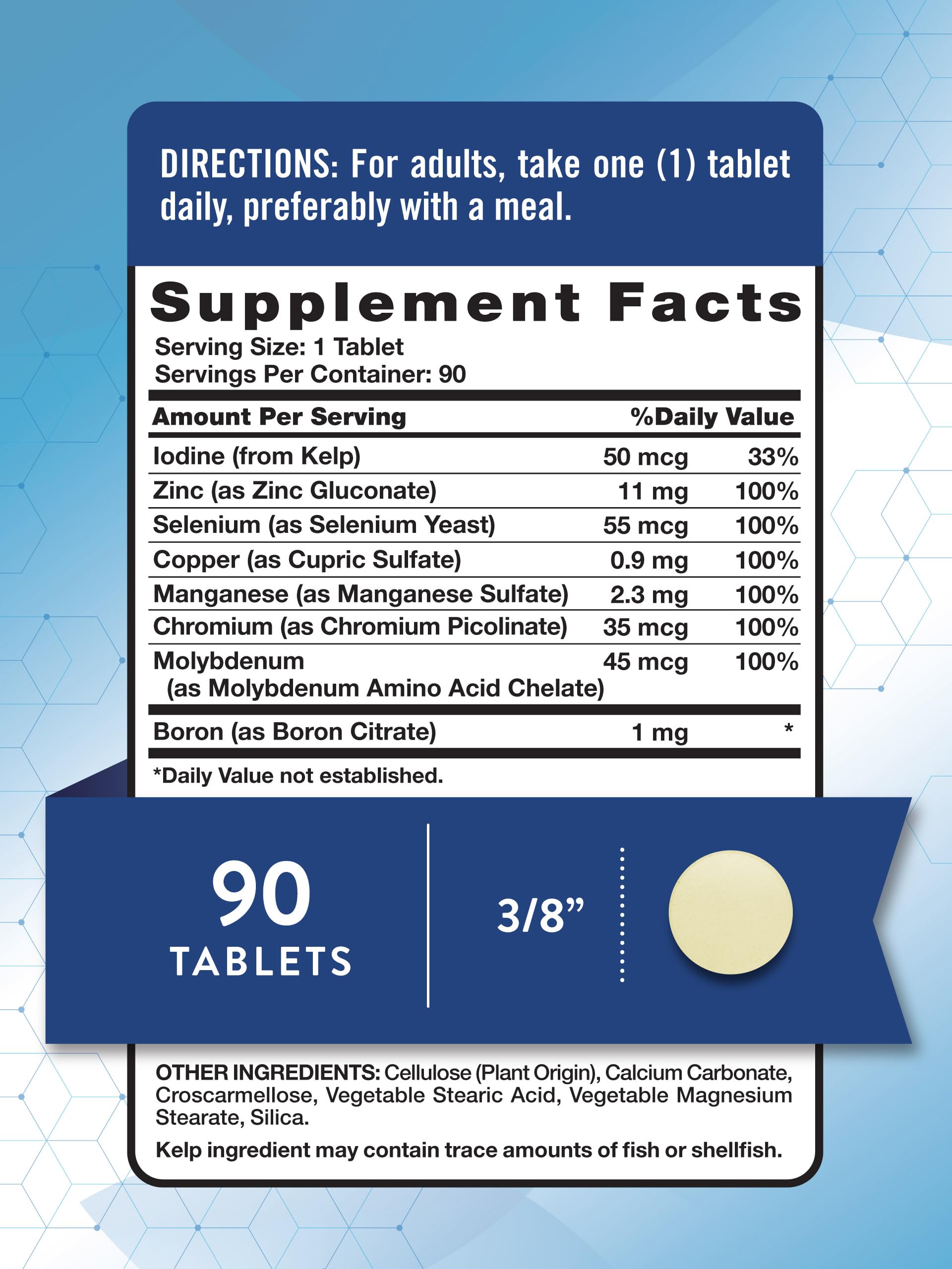 Nature's Truth Trace Minerals bottle-front image suggesting easy daily supplement routine.