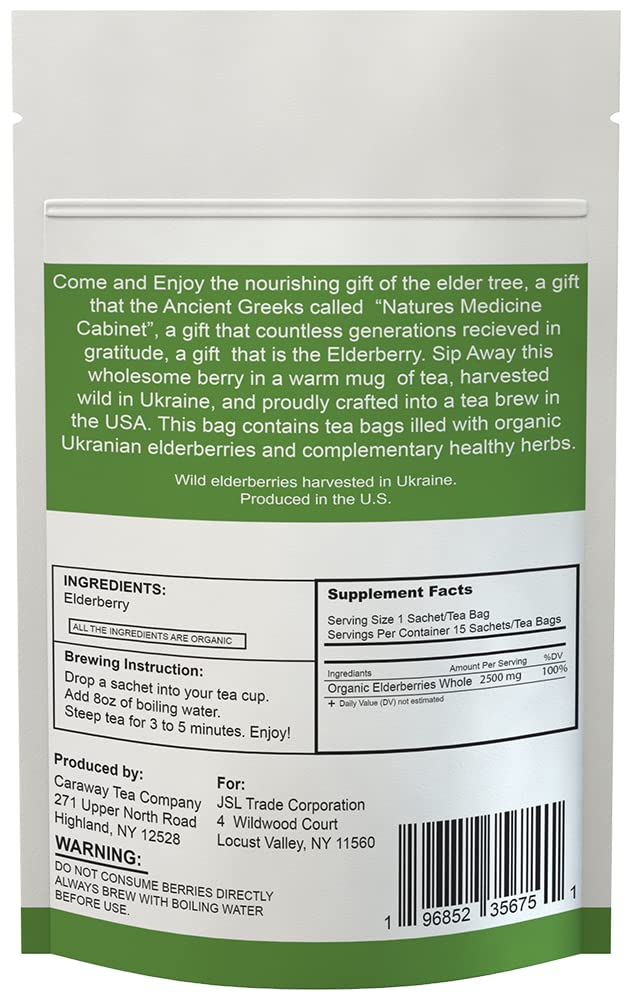 Nature Wanted Elderberry Tea cup ready to steep, highlighting warm aroma and easy enjoyment.