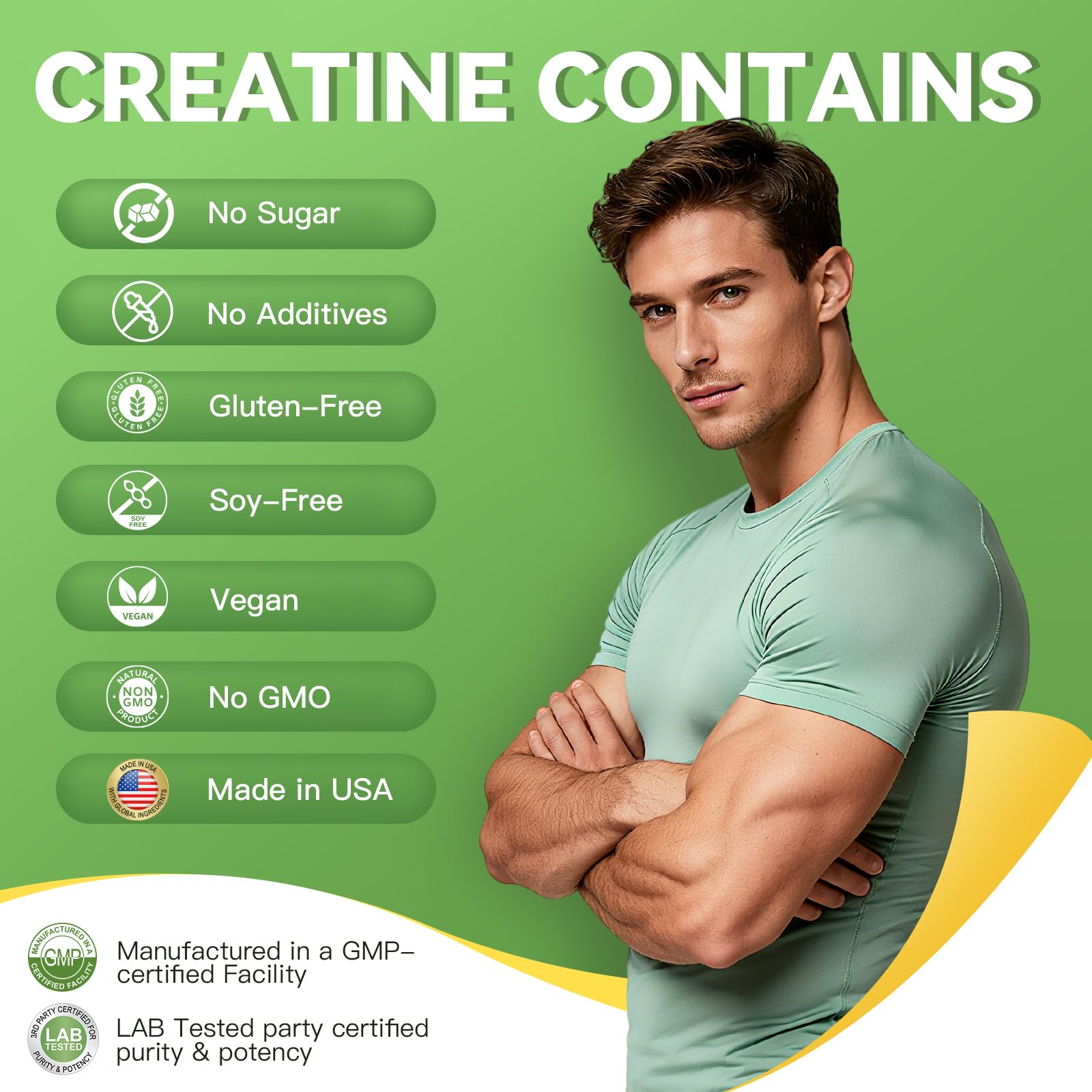 Nature Whisper GMP-certified US facility badge on product packaging