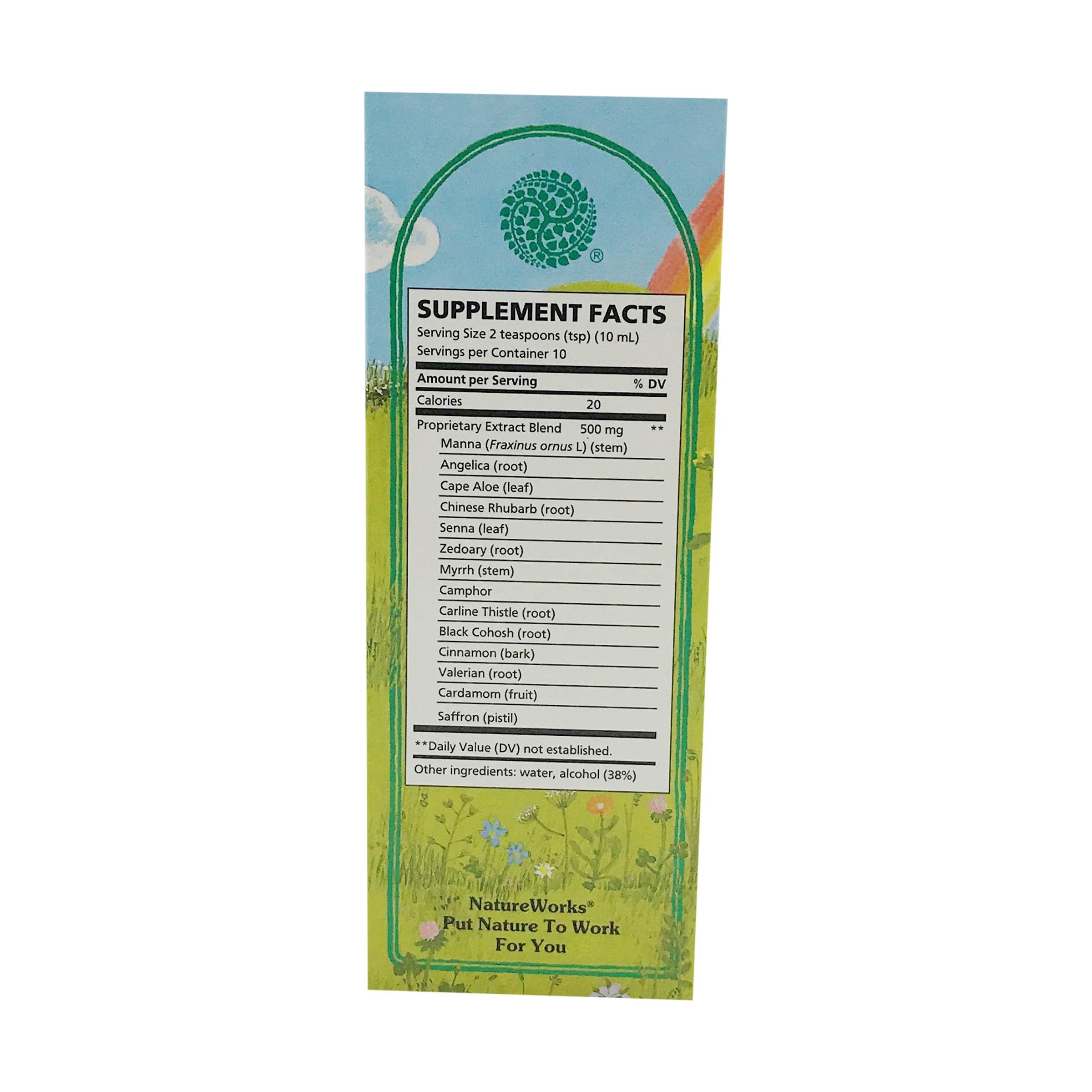 Bottle pours into glass for a balanced herbal experience