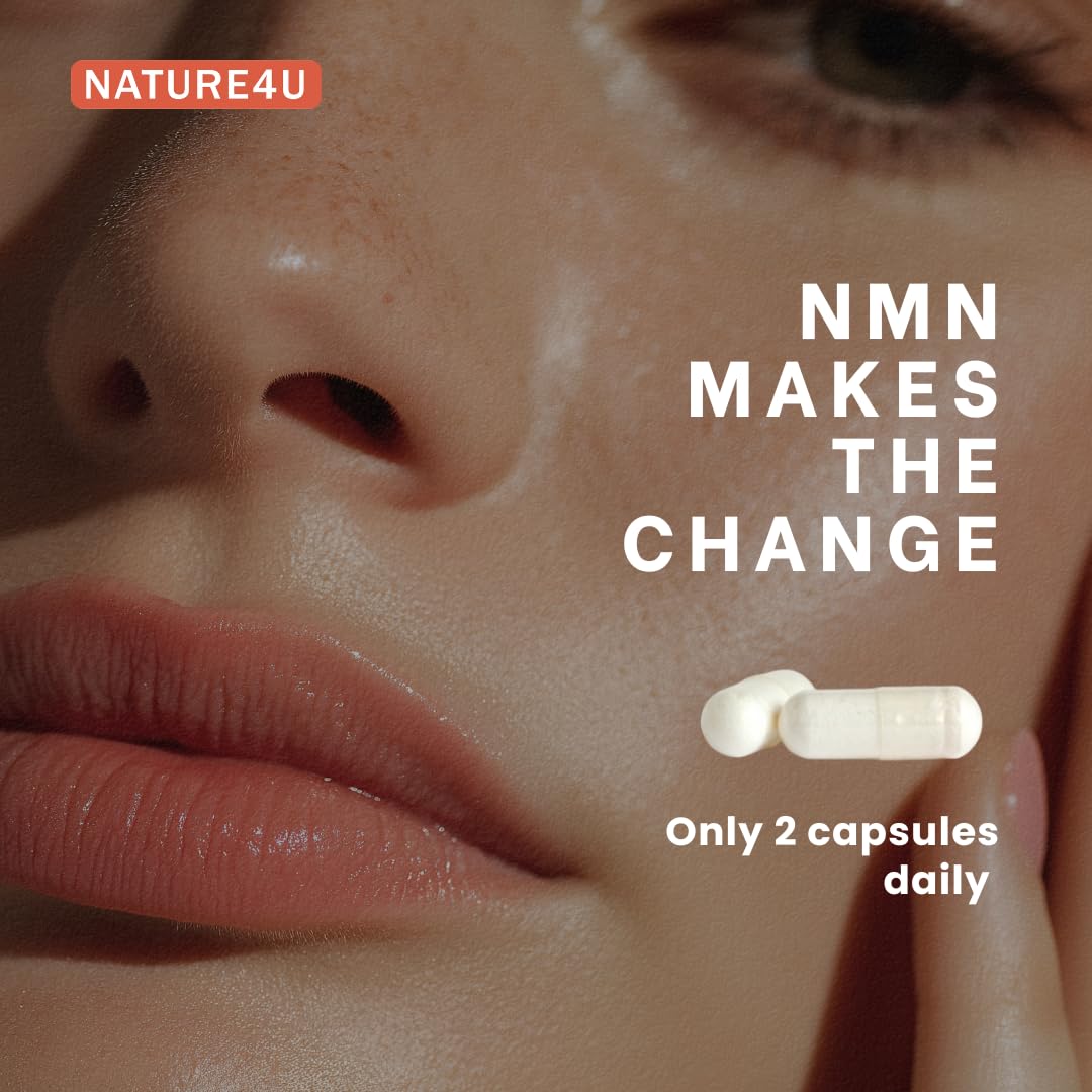 Nature4U NMN packaging displayed on a store shelf