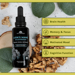 Naturealm organic fruiting bodies close-up showing pure ingredients.