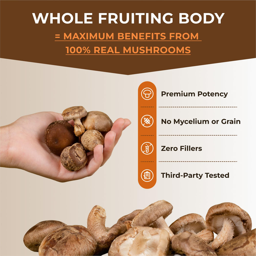 Chaga mushroom in Sacred 7 provides natural antioxidant-inspired wellness.