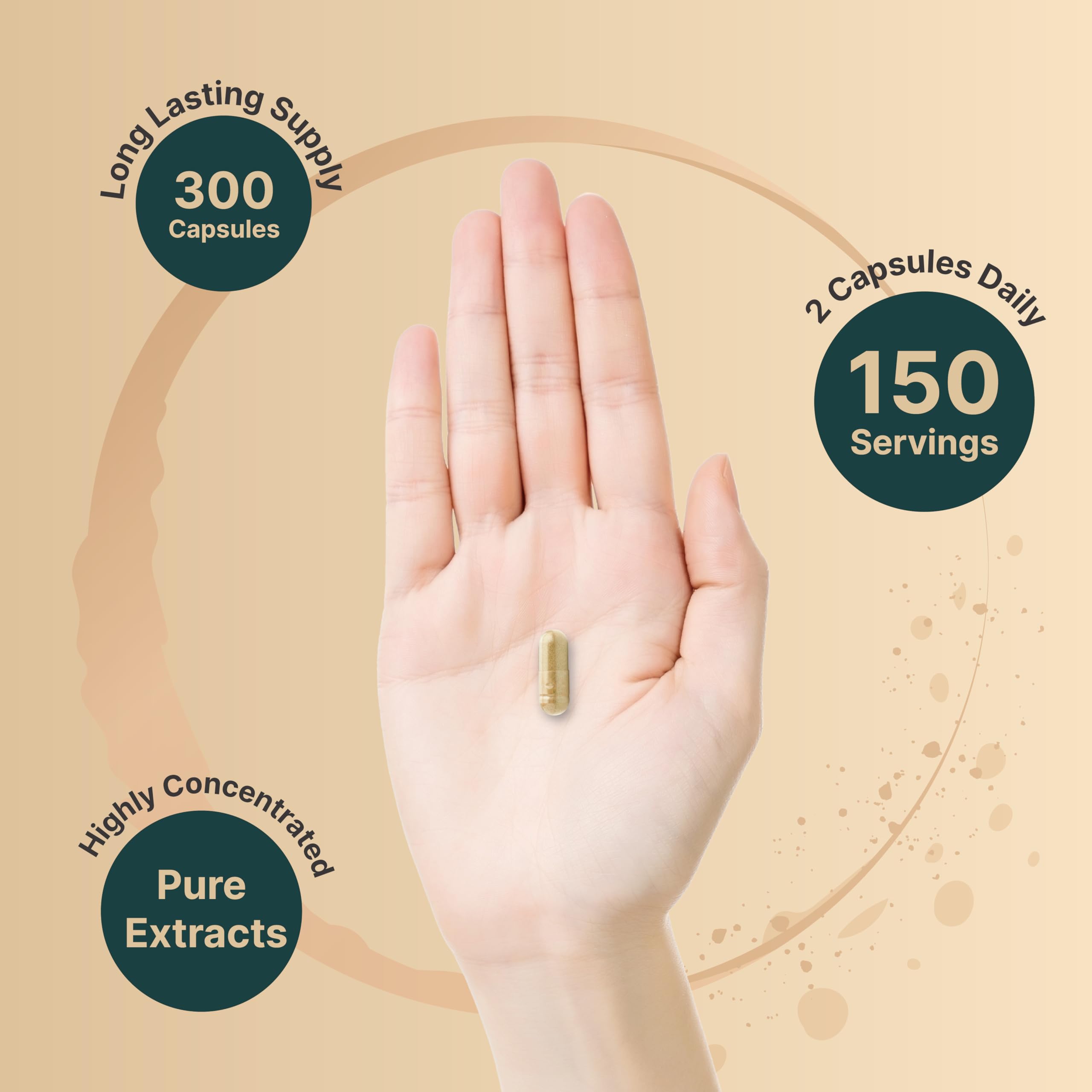 Macro view of active 120mg flavone glycosides in NatureBell tablets.
