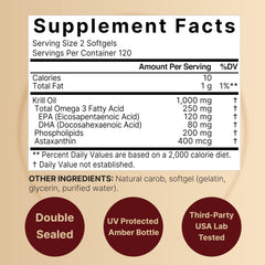 NatureBell krill oil softgels closeup with smooth texture and no aftertaste