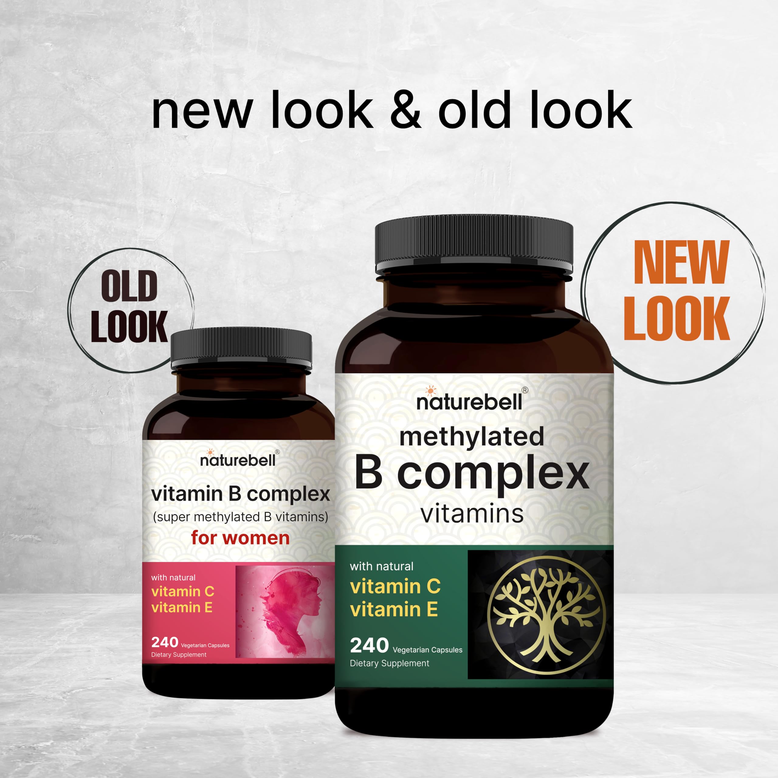 NatureBell B12 methylcobalamin and methylfolate pair supports daytime focus.