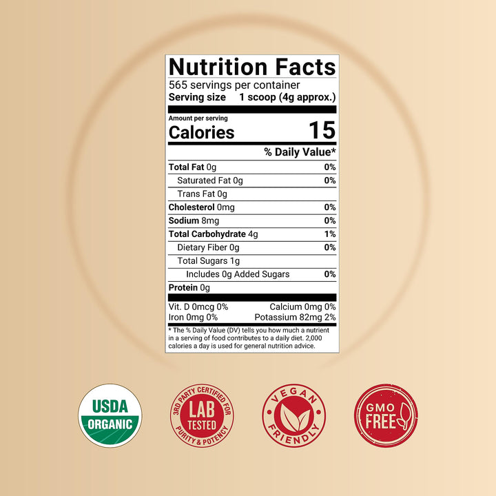 NatureBell Beet Root Powder scoop illustrating concentrated serving and easy dosing.