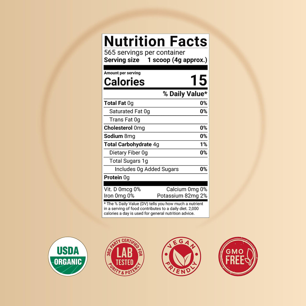 NatureBell Beet Root Powder scoop illustrating concentrated serving and easy dosing.