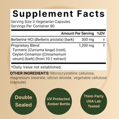 NatureBell Berberine bottle label shows 97% berberine HCL potency