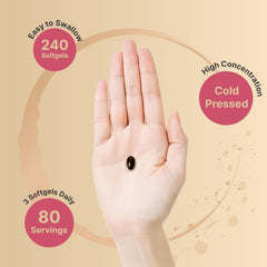 NatureBell bottle on kitchen counter showcases convenient postpartum support.
