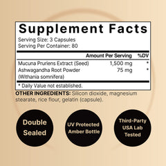 NatureBell capsules poured over a spoon for easy daily intake.
