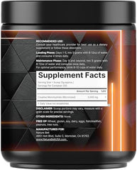 Micronized NatureBell Creatine Monohydrate Powder texture for quick mixing