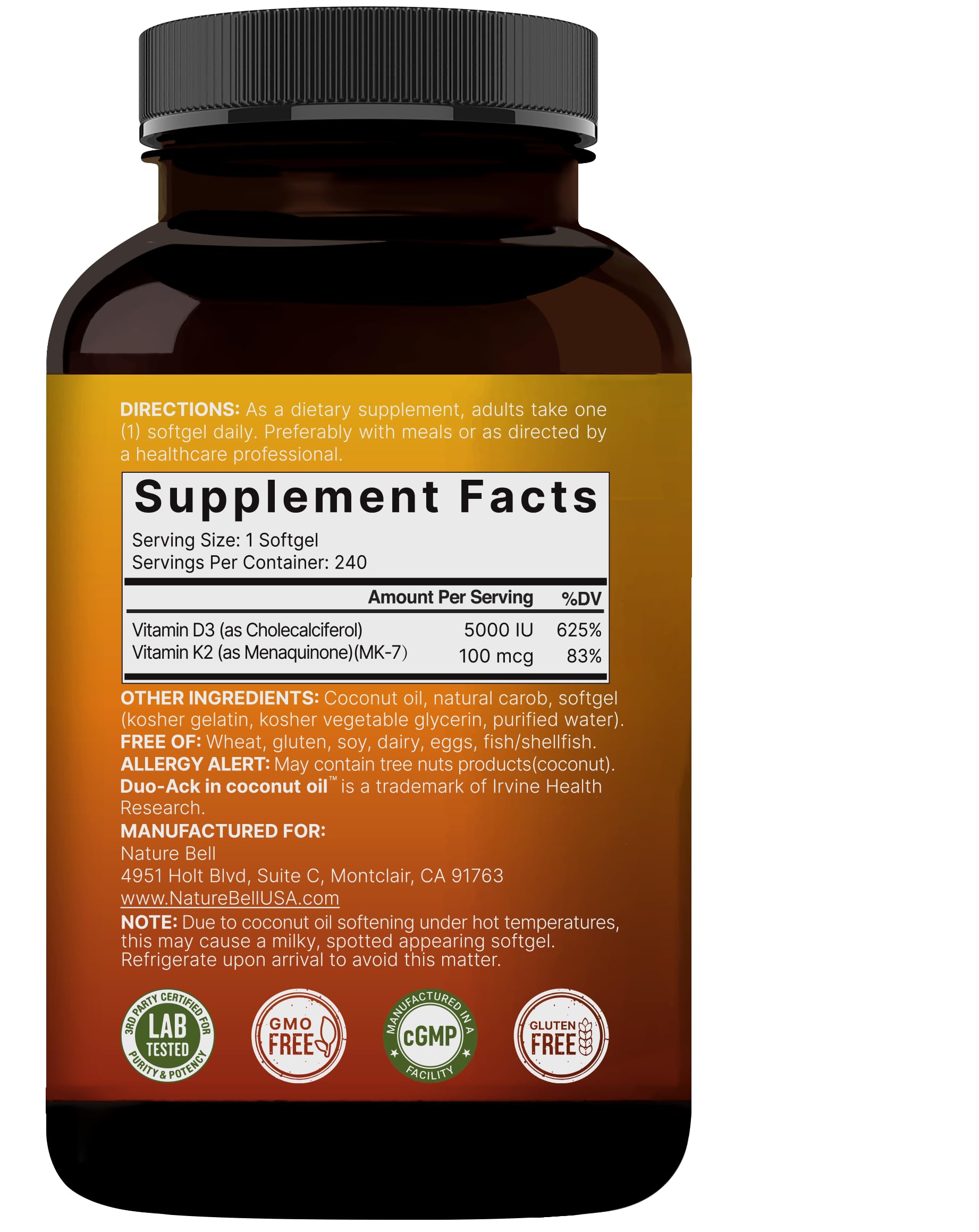 Lifestyle shot of active adults incorporating NatureBell D3K2 into daily wellness