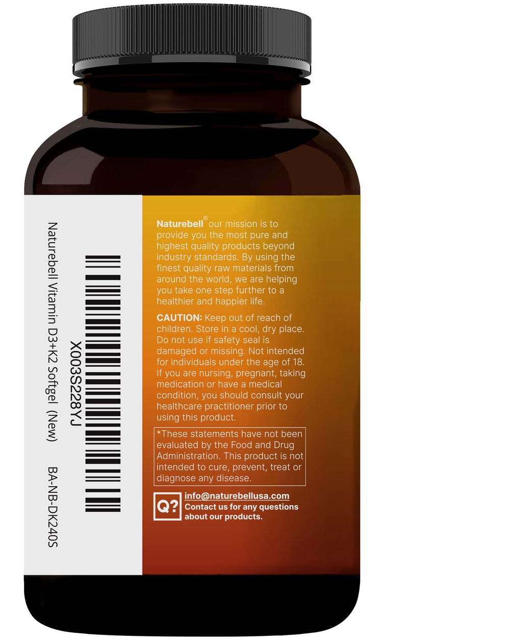 Travel-friendly NatureBell bottle shown as a convenient on-the-go option
