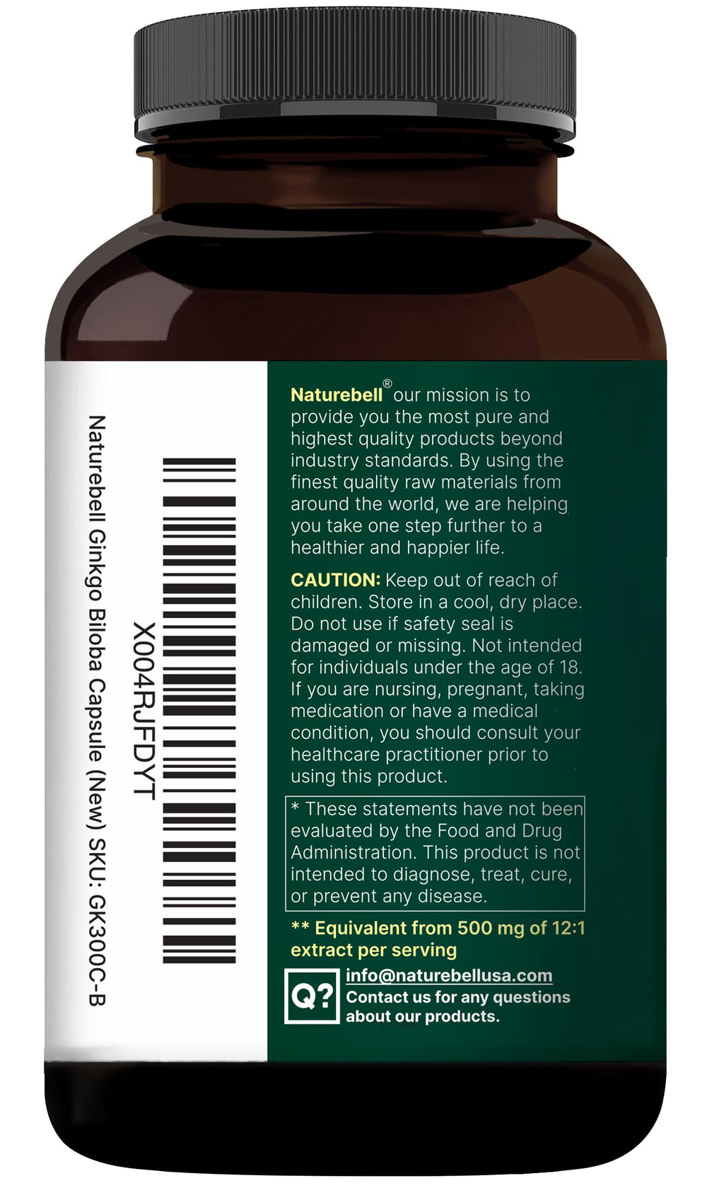 NatureBell bottle beside a calendar for consistent daily use.