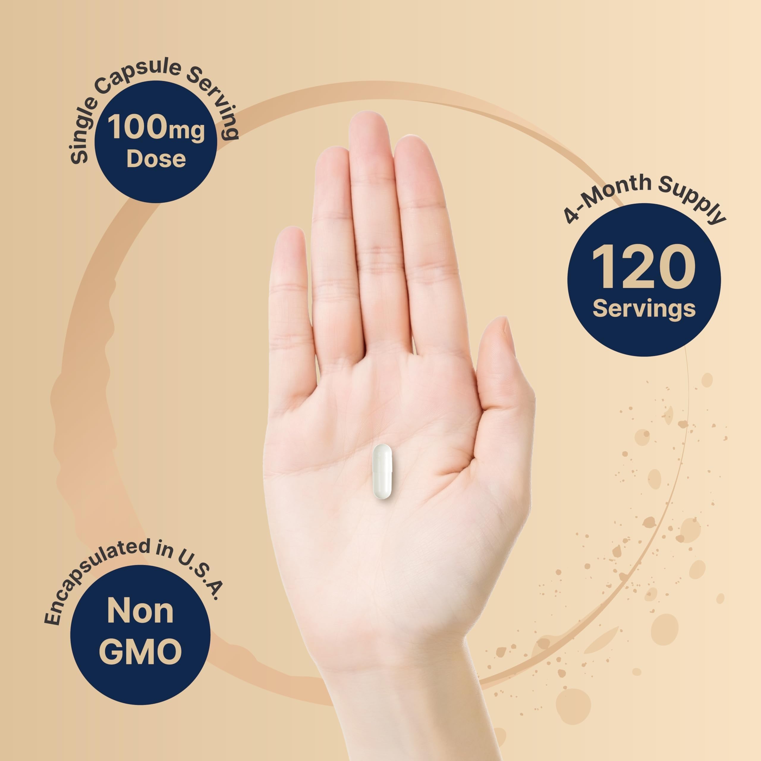 NatureBell DHEA non-GMO seal and ingredients