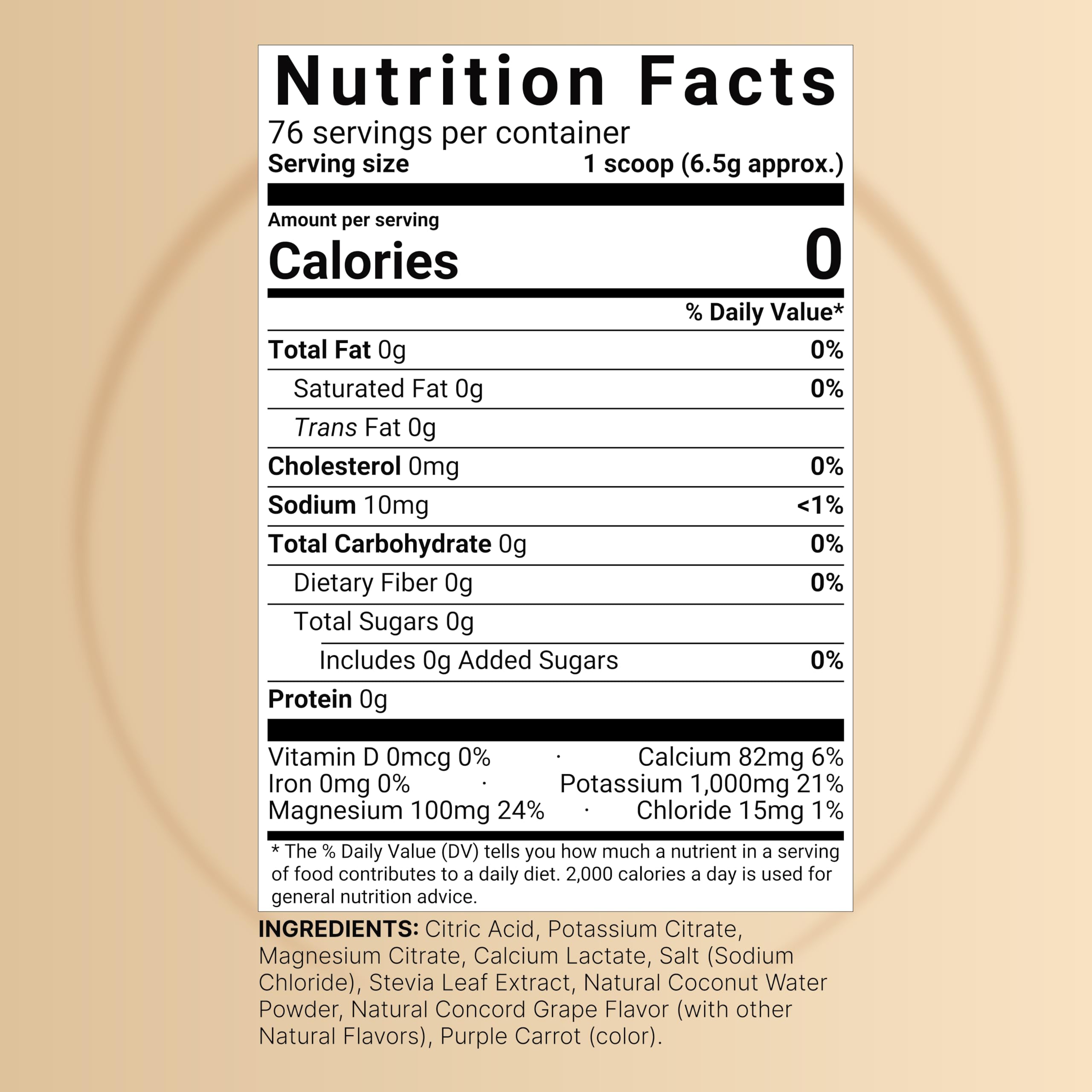 NatureBell Electrolytes Powder dissolving in water for quick hydration