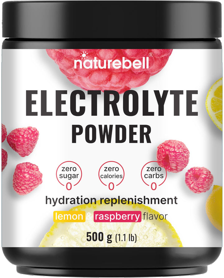 NatureBell Electrolytes Powder front-pack display for keto hydration.