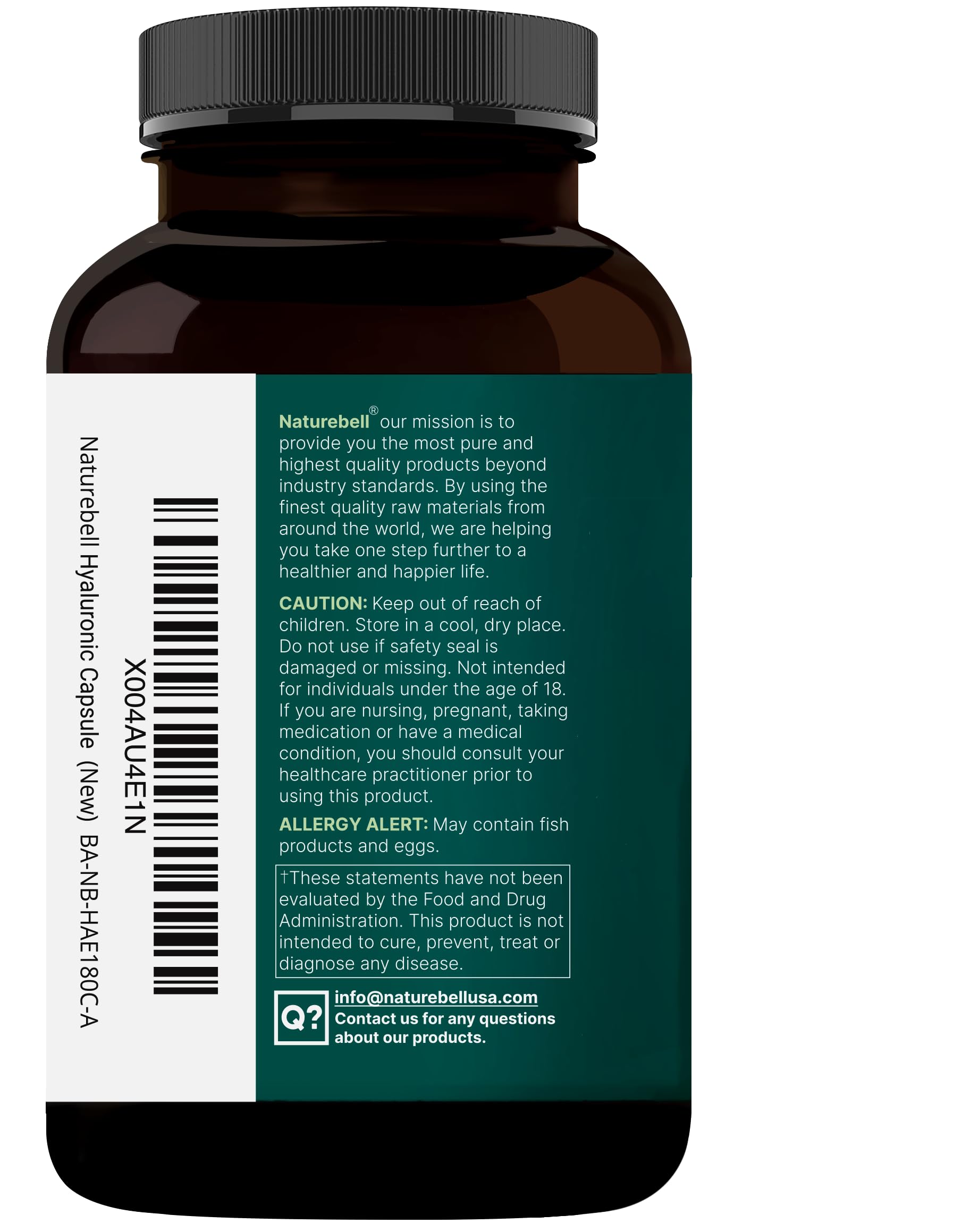 NatureBell bottle and capsules ready for consistent daily consumption.