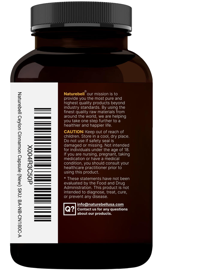 NatureBell lab-tested safety and potency badge visible.