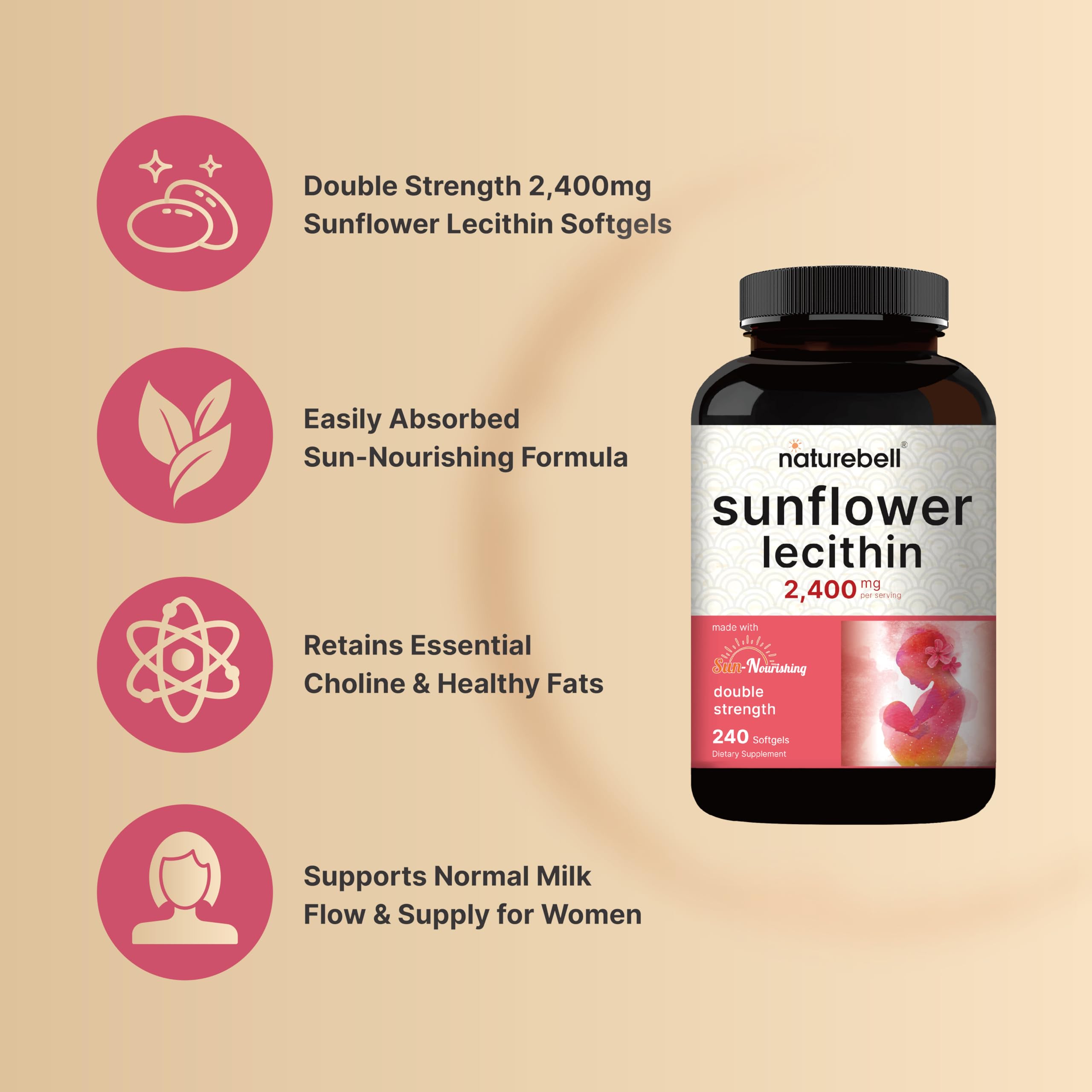 NatureBell label non-GMO glutenfree communicates clean, allergen-conscious ingredients.