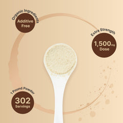NatureBell Lion's Mane label highlighting organic, tested quality and allergen-free ingredients