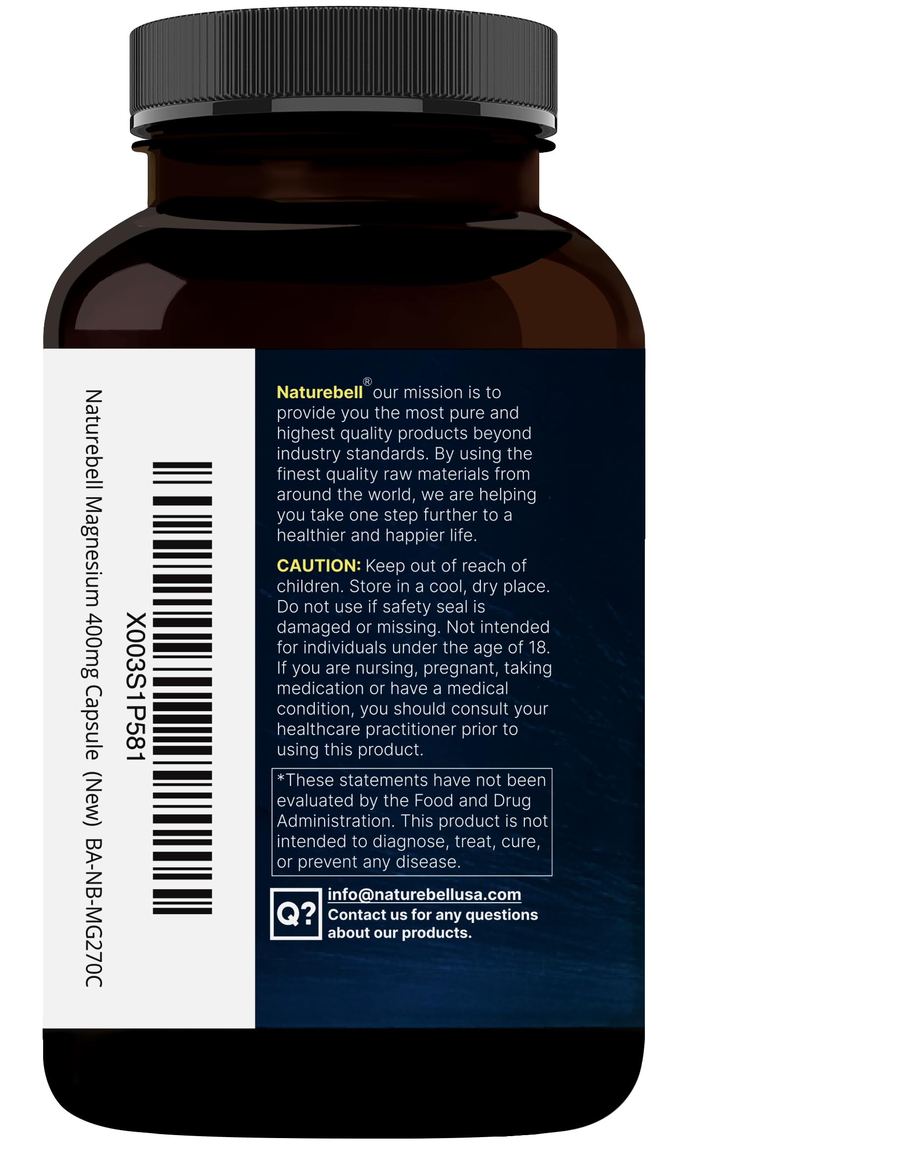 NatureBell bottle with open capsules inviting a simple daily routine