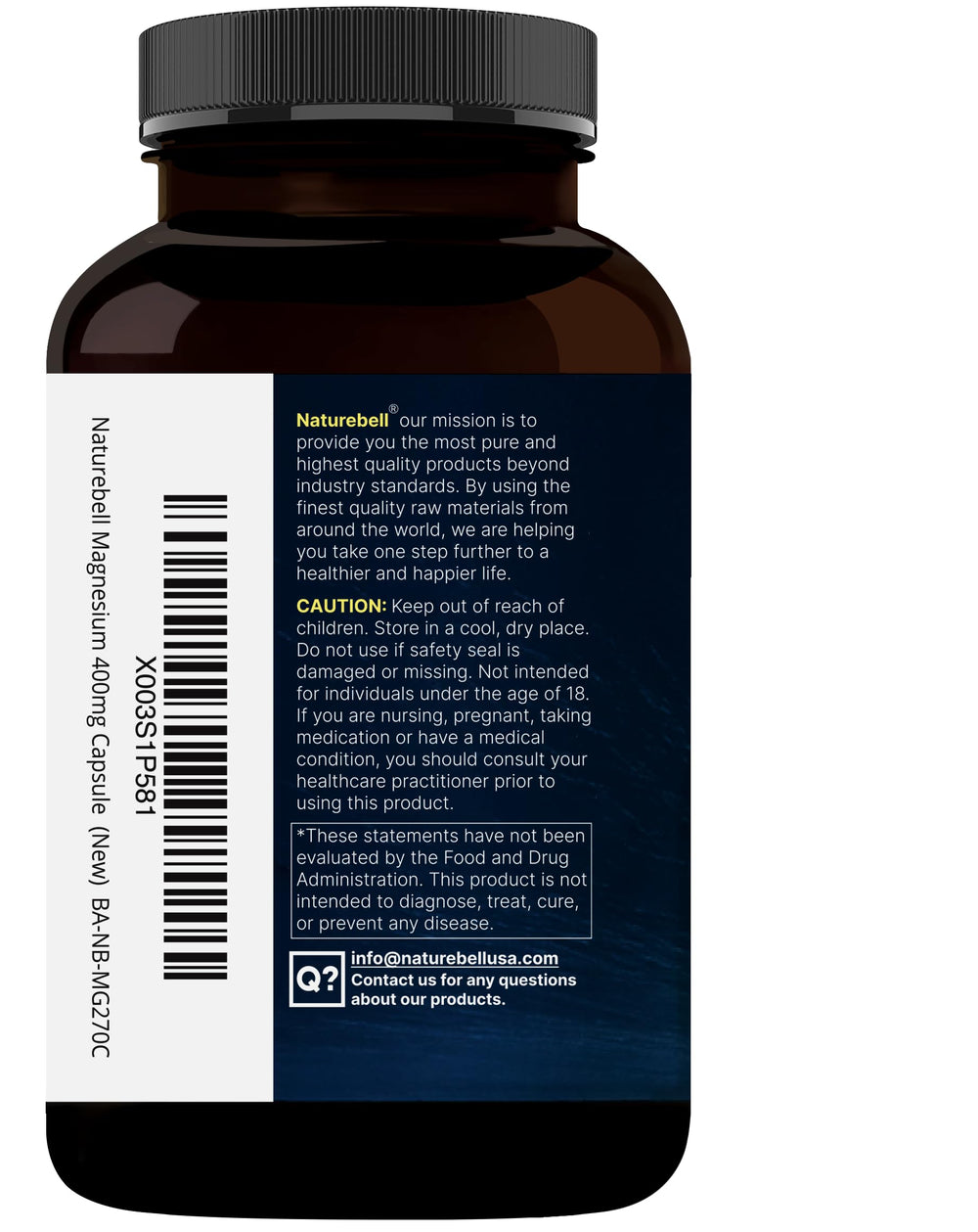 NatureBell bottle with open capsules inviting a simple daily routine