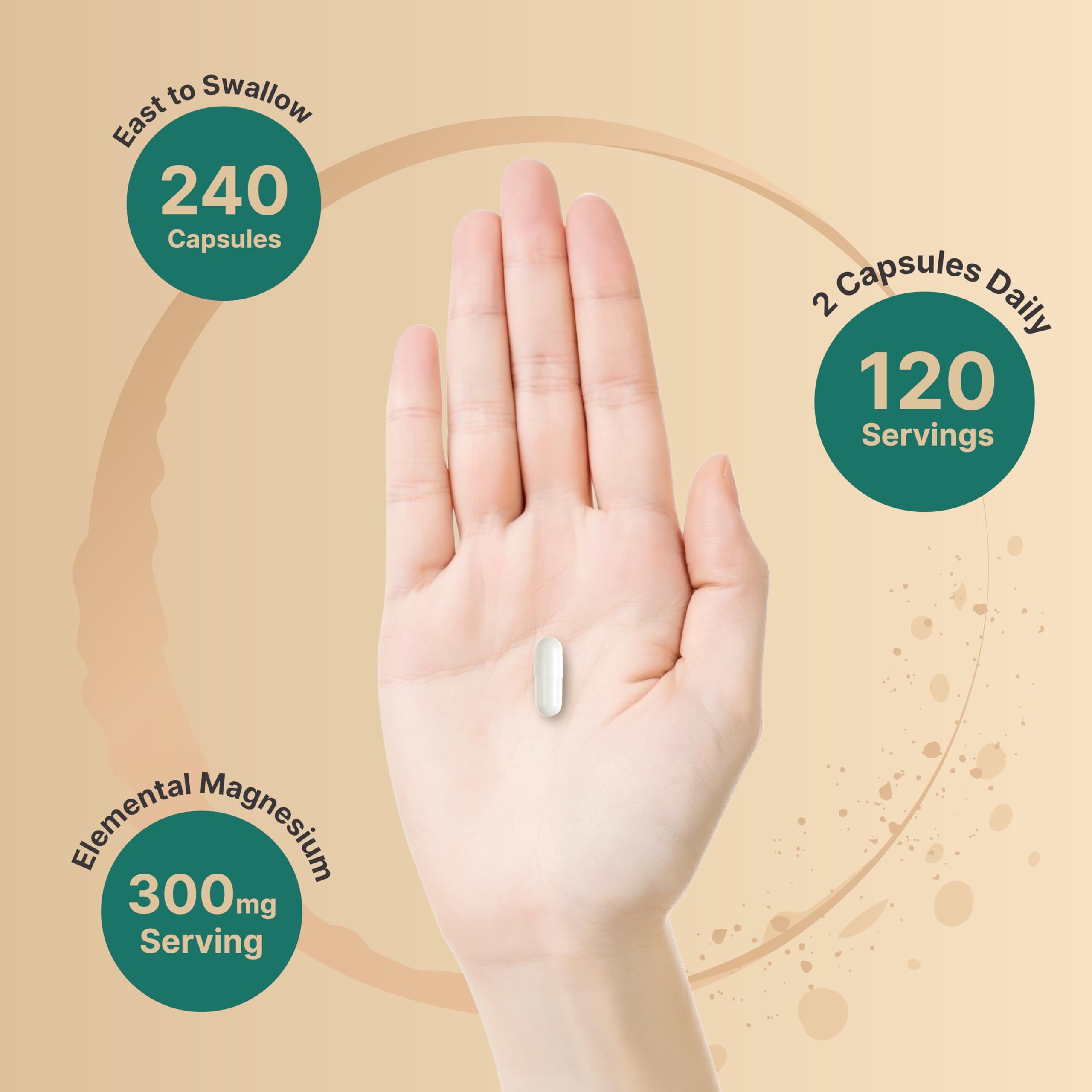 NatureBell magnesium malate capsules suggesting support for muscle comfort and daily activity.