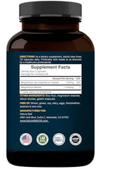 Chelated magnesium malate formula detail highlighting gentler digestion