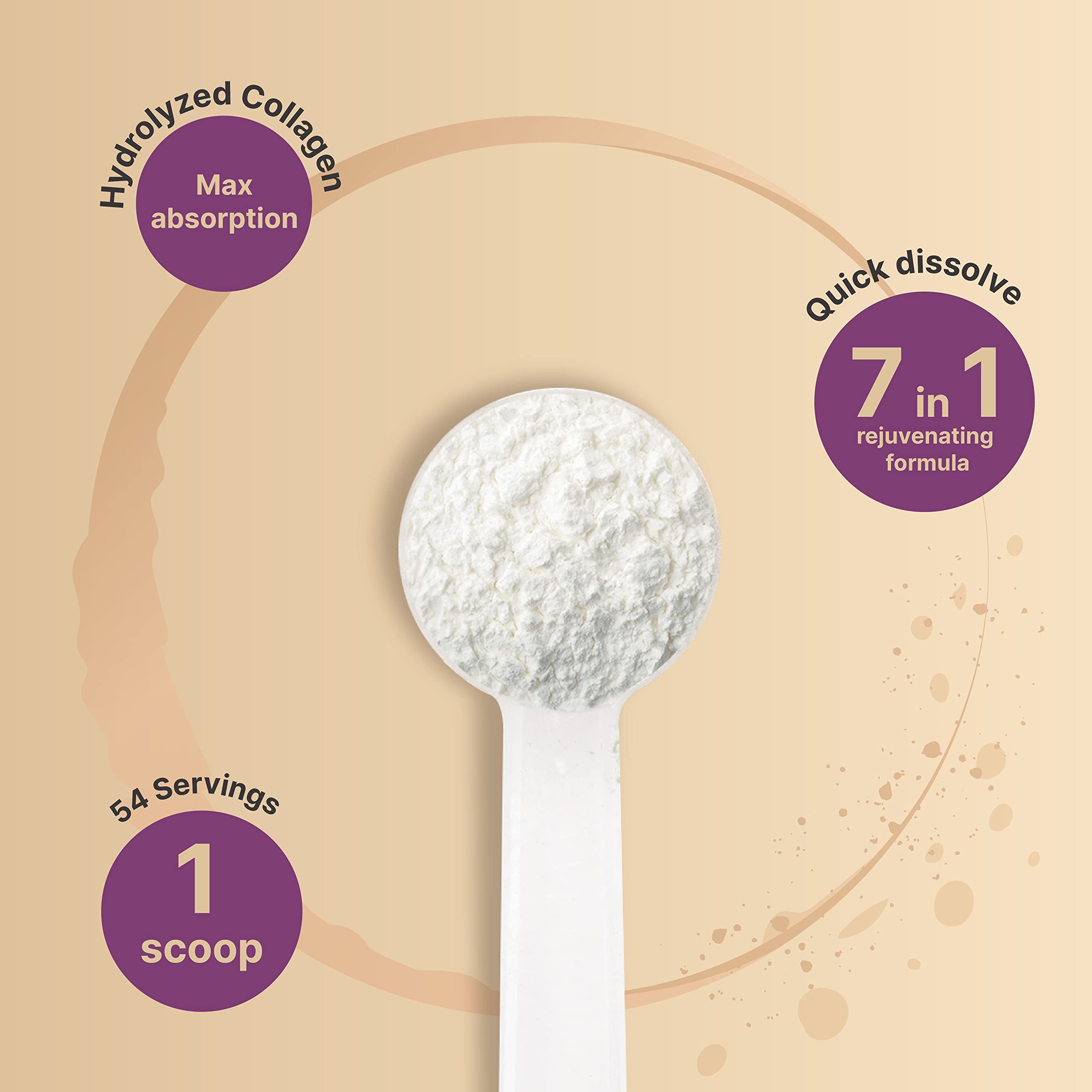 NatureBell Multi Collagen Powder in a smoothie glass for daily beauty support.