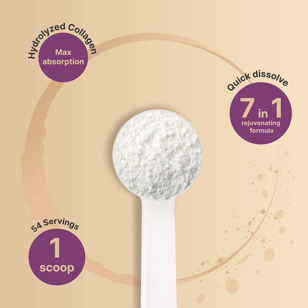 NatureBell Multi Collagen Powder in a smoothie glass for daily beauty support.