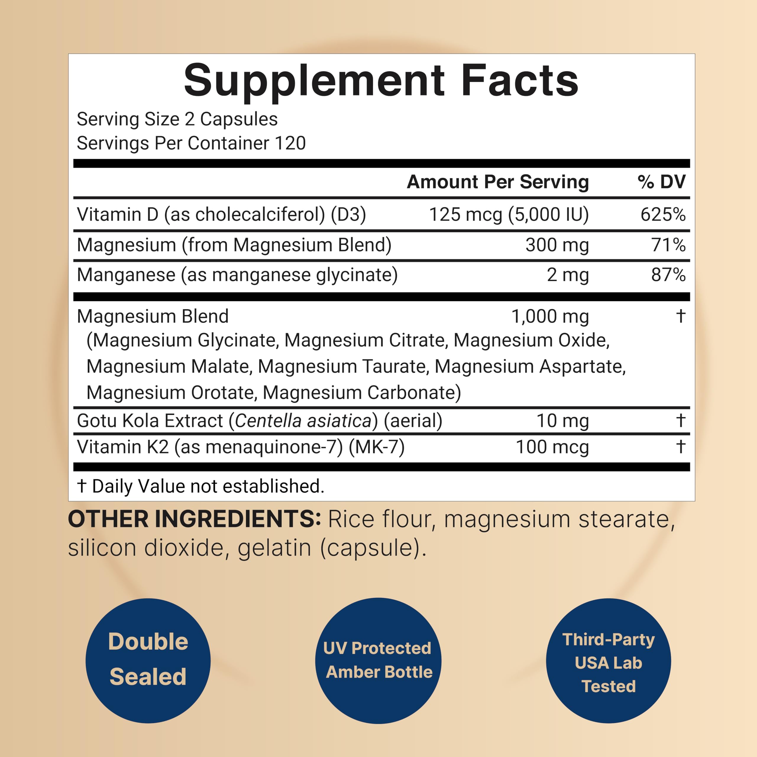 NatureBell multi form magnesium blend label close up showing form diversity