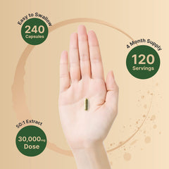 NatureBell Olive Leaf Extract 50-to-1 strength badge emphasizes potency